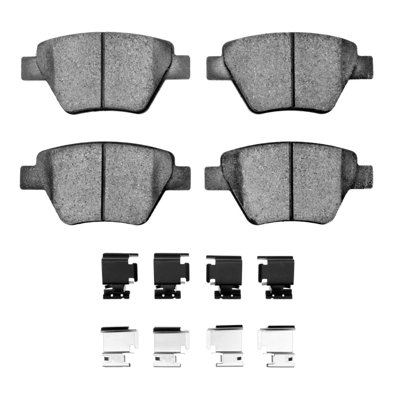 Audi A3 Quattro Brake Pads - Rear - DFC - 4000 HybriDynamic - `05-`16