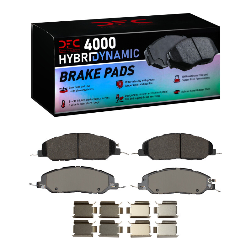 Ford Mustang Brake Pads - Front - DFC - 4000 HybriDynamic - `05-`14