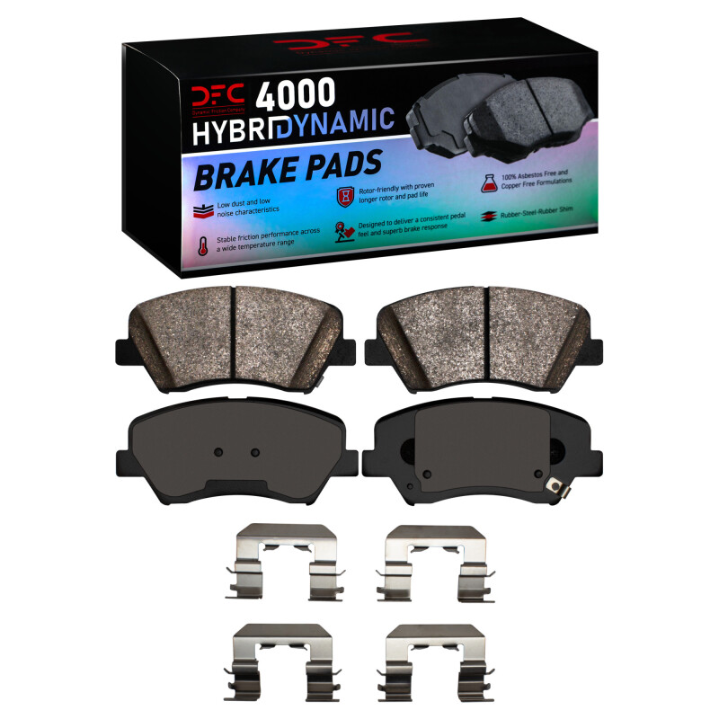 Hyundai HB20 Brake Pads - Front - DFC - 4000 HybriDynamic - `10-`24