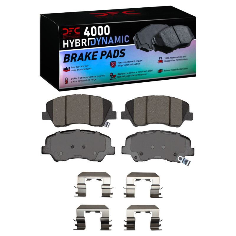 Dodge Attitude Brake Pads - Front - DFC - 4000 HybriDynamic - `12-`17