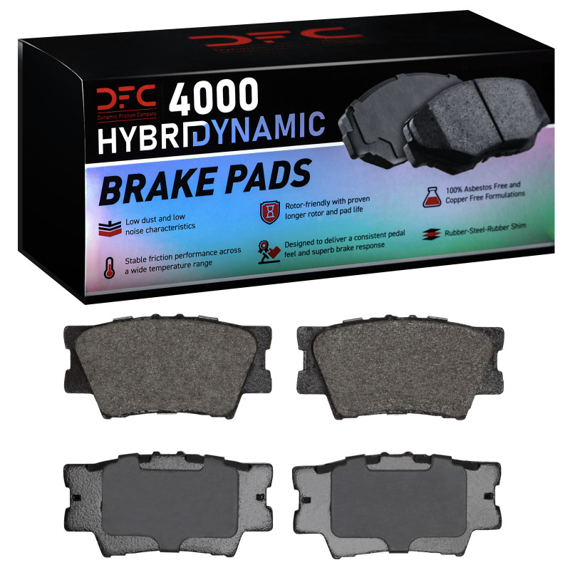 Toyota Rav4 Brake Pads - Rear - DFC - 4000 Hybridynamic - `06-`24