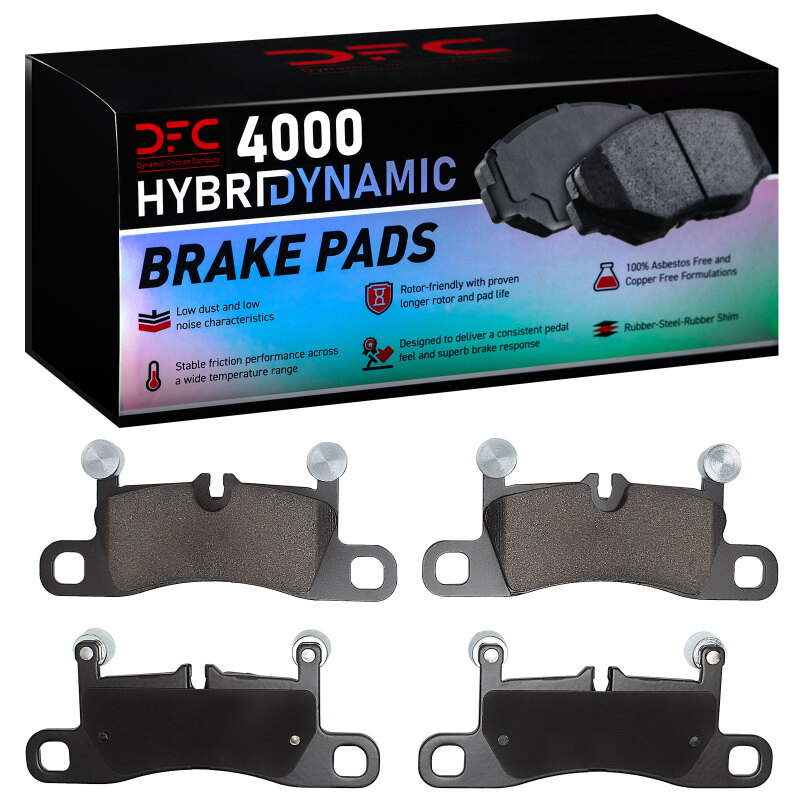Porsche Cayenne Brake Pads - Rear - DFC - 4000 HybriDynamic - `12-`26