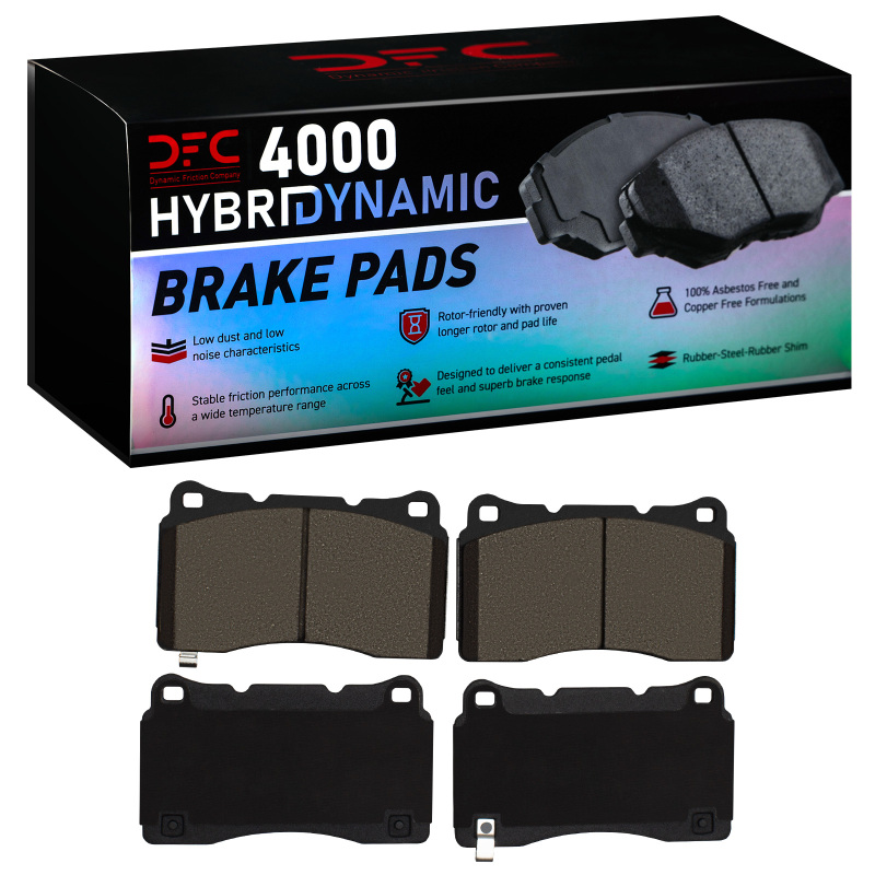 Hyundai Genesis Coupe Brake Pads - Front - DFC - 4000 HybriDynamic - `10-`16