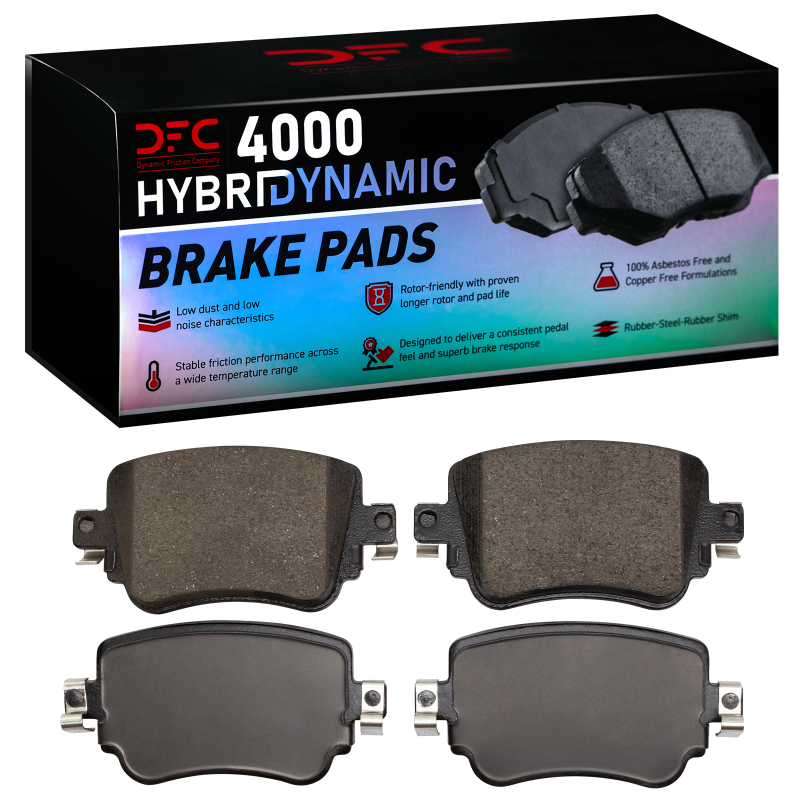 Volkswagen Passat Brake Pads - Rear - DFC - 4000 HybriDynamic - `15-`22