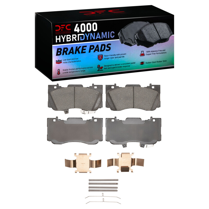 Ford Mustang Brake Pads - Front - DFC - 4000 HybriDynamic - `15-`23