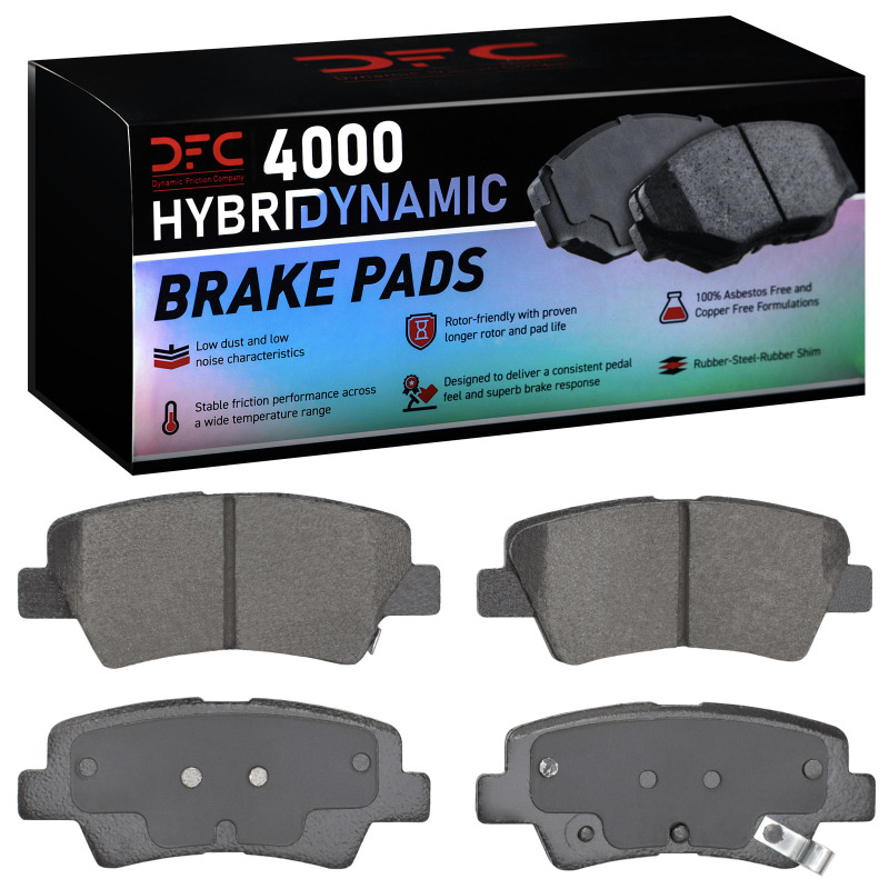 Kia Soul EV Brake Pads - Rear - DFC - 4000 HybriDynamic - `12-`25