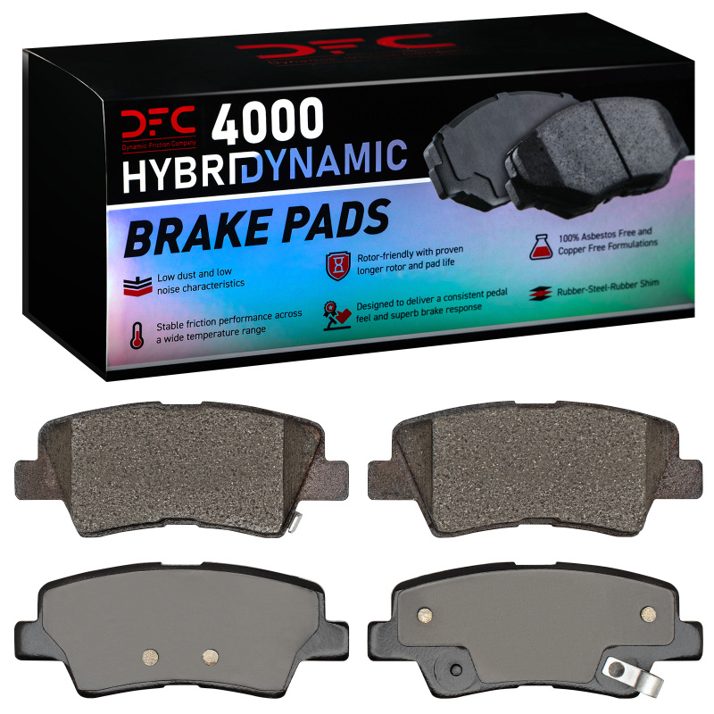 Kia Sportage Brake Pads - Rear - DFC - 4000 HybriDynamic - `09-`24