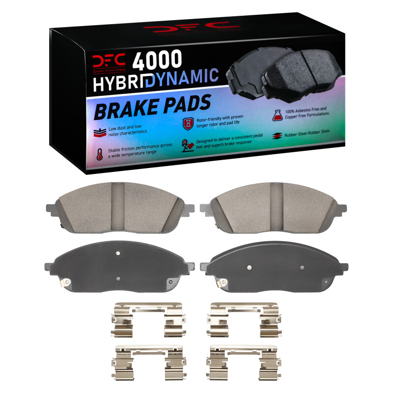 Jeep Grand Cherokee Brake Pads - Front - DFC - 4000 HybriDynamic - `21-`25