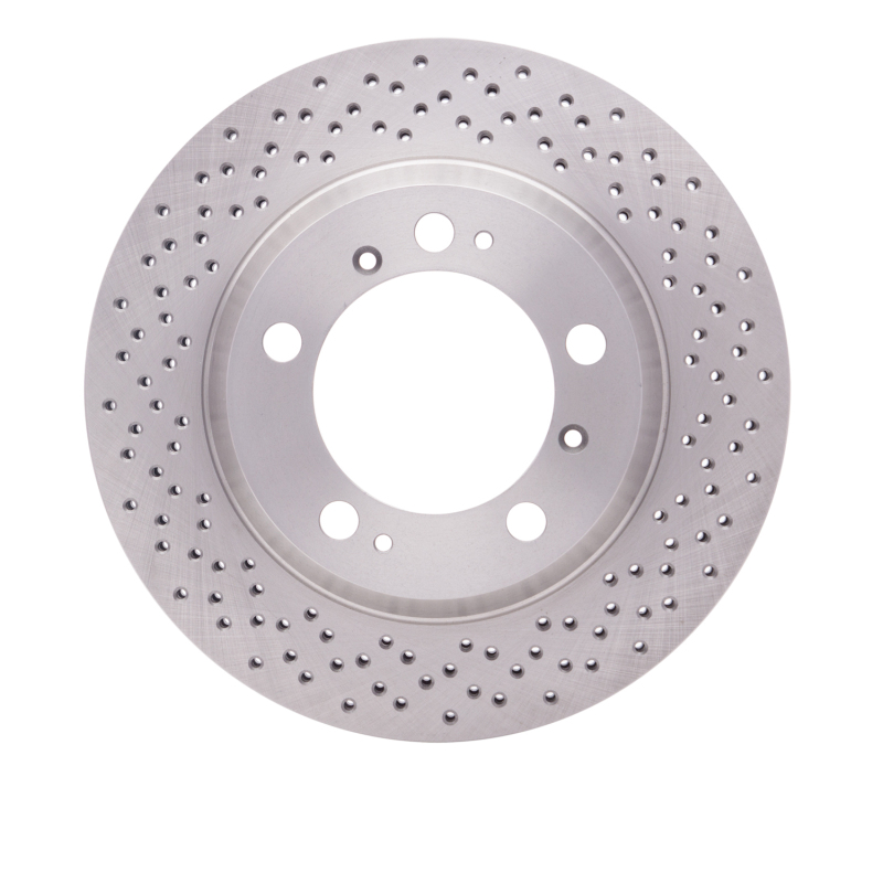 Porsche Cayman Brake Rotor (1) - Rear - DFC - Drilled - `00-`08