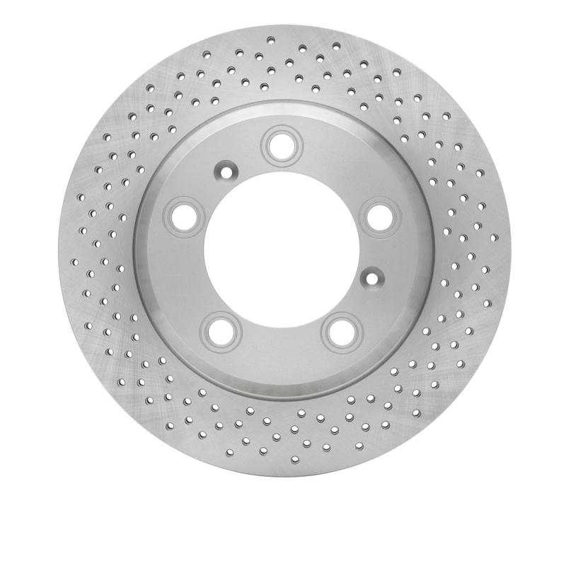 Porsche Cayman Brake Rotor (1) - Rear - DFC - Drilled - `05-`23