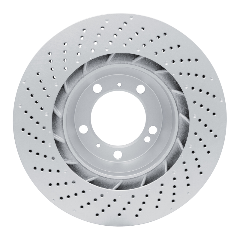 Porsche 911 Brake Rotor (1) - Right Rear - DFC - Drilled - `10-`23