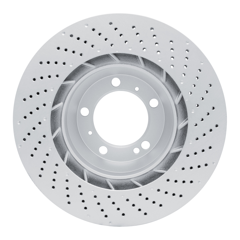 Porsche 911 Brake Rotor (1) - Left Rear - DFC - Drilled - `10-`23