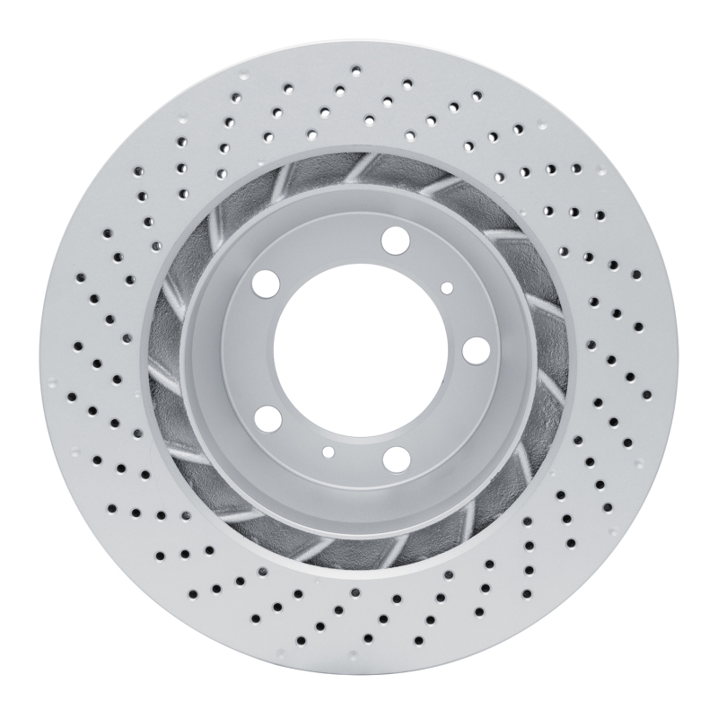 Porsche 911 Brake Rotor (1) - Right Rear - DFC - Drilled - `12-`16
