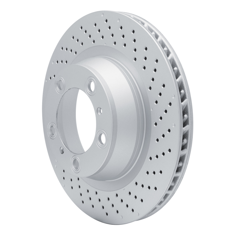 Porsche 911 Brake Rotor (1) - Right Rear - DFC - Drilled - `12-`16