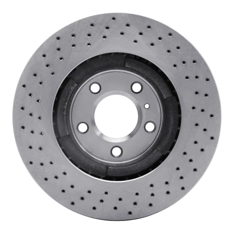 Pontiac Grand Prix Brake Rotor (1) - Front - DFC - Drilled - `05-`08