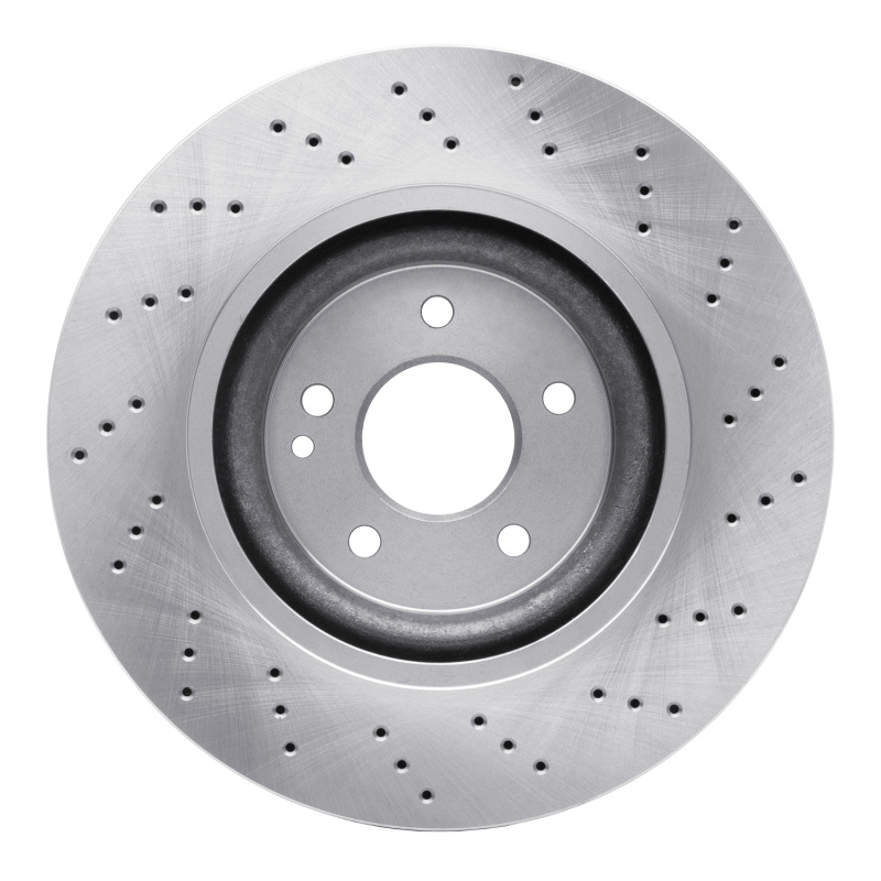 Mercedes-Benz SL600 Brake Rotor (1) - Front - DFC - Drilled - `93-`02