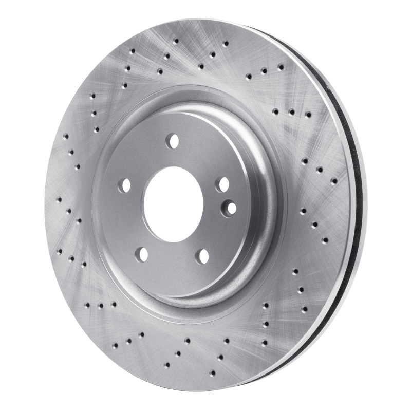 Mercedes-Benz SL600 Brake Rotor (1) - Front - DFC - Drilled - `93-`02