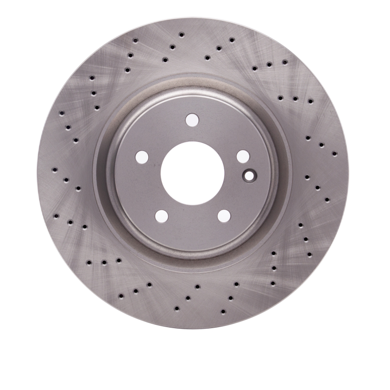 Mercedes-Benz SL600 Brake Rotor (1) - Front - DFC - Drilled - `93-`02