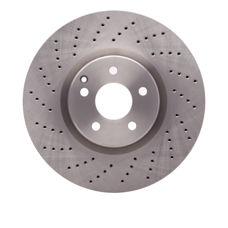 Mercedes-Benz S600 Brake Rotor (1) - Front - DFC - Drilled - `01-`03