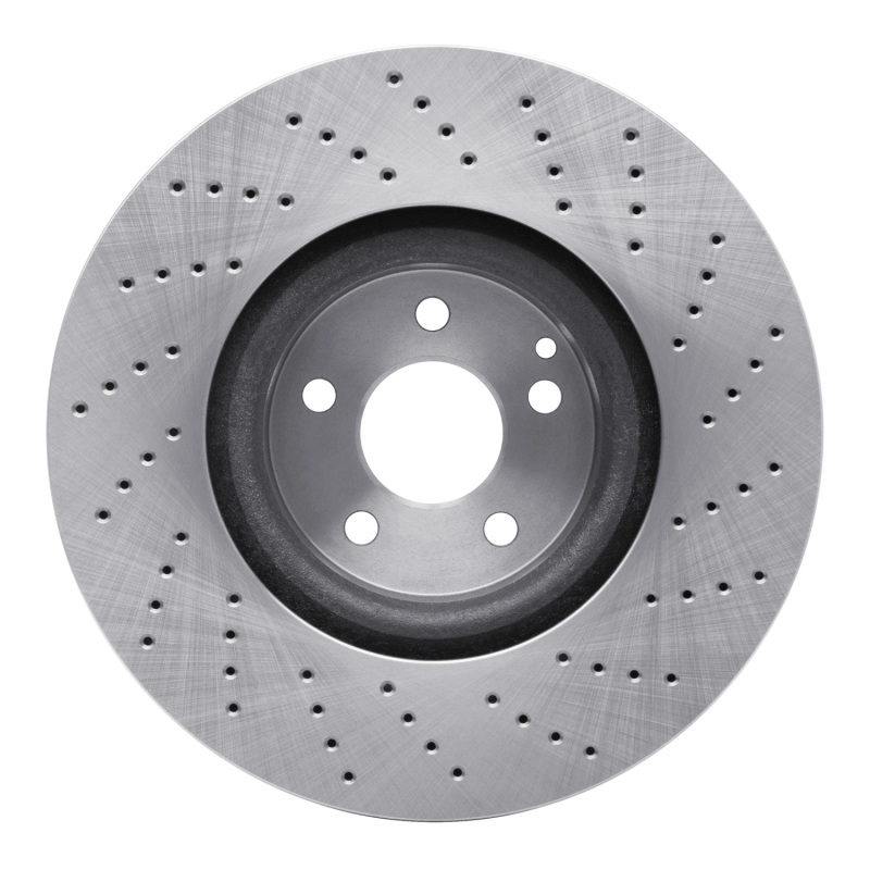 Mercedes-Benz S600 Brake Rotor (1) - Front - DFC - Drilled - `01-`03