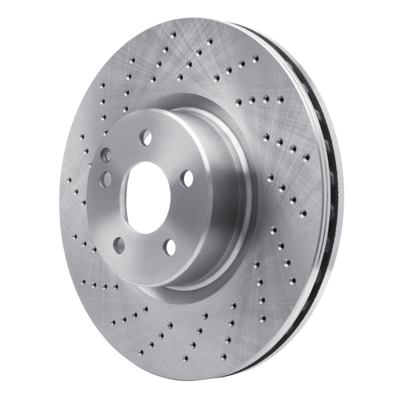 Mercedes-Benz S600 Brake Rotor (1) - Front - DFC - Drilled - `01-`03