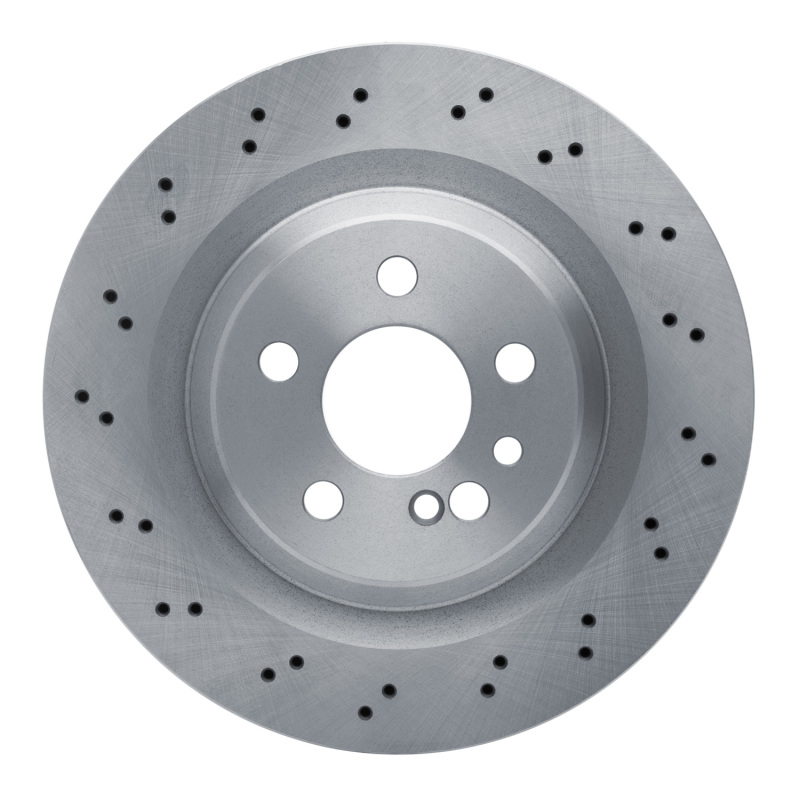 Mercedes-Benz CL55 AMG Brake Rotor (1) - Rear - DFC - Drilled - `03-`06
