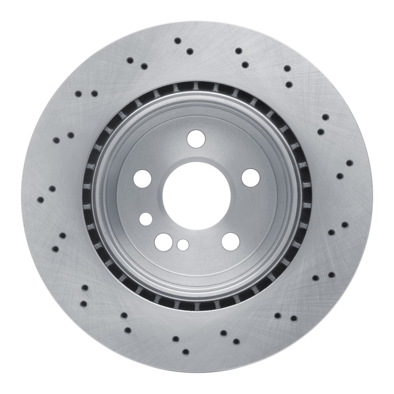 Mercedes-Benz CL55 AMG Brake Rotor (1) - Rear - DFC - Drilled - `03-`06