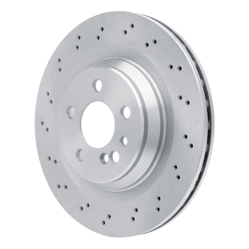 Mercedes-Benz CL55 AMG Brake Rotor (1) - Rear - DFC - Drilled - `03-`06