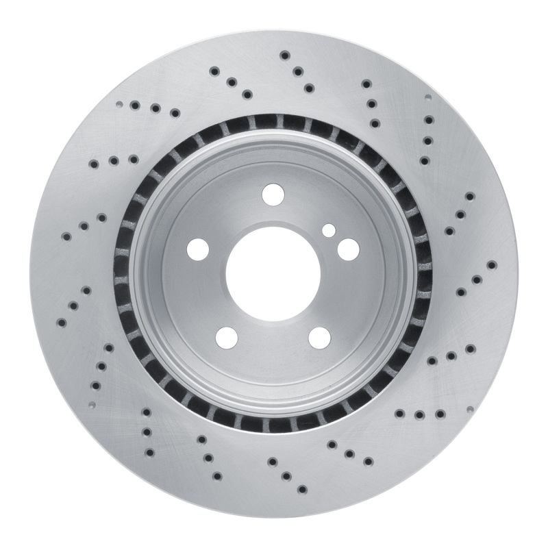 Mercedes-Benz SL55 AMG Brake Rotor (1) - Rear - DFC - Drilled - `03-`12