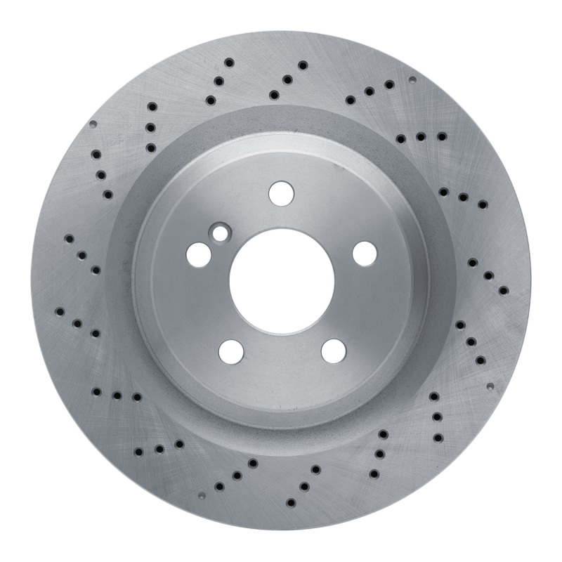 Mercedes-Benz SL55 AMG Brake Rotor (1) - Rear - DFC - Drilled - `03-`12