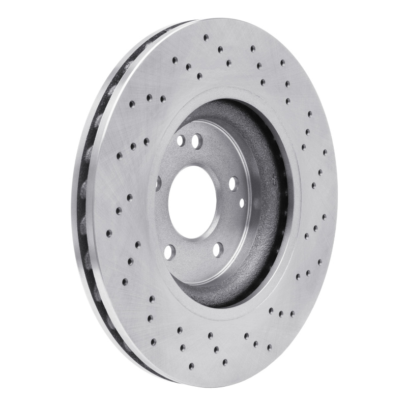 Mercedes-Benz CLK350 Brake Rotor (1) - Front - DFC - Drilled - `03-`11