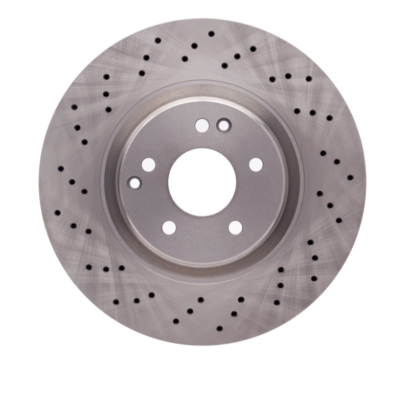 Mercedes-Benz CLK350 Brake Rotor (1) - Front - DFC - Drilled - `03-`11
