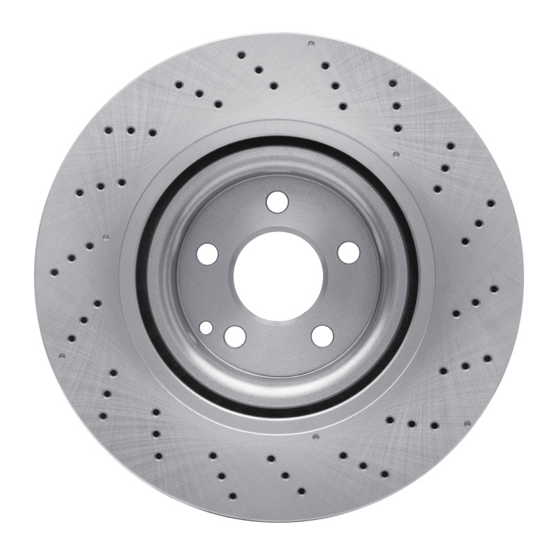 Mercedes-Benz S400 Brake Rotor (1) - Front - DFC - Drilled - `07-`14