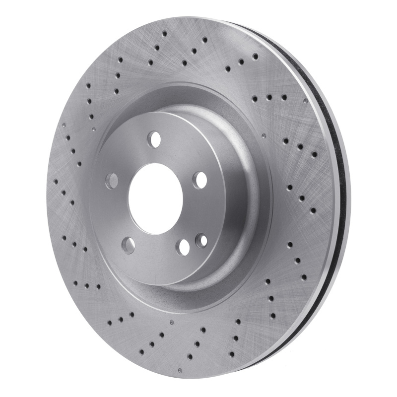 Mercedes-Benz S400 Brake Rotor (1) - Front - DFC - Drilled - `07-`14