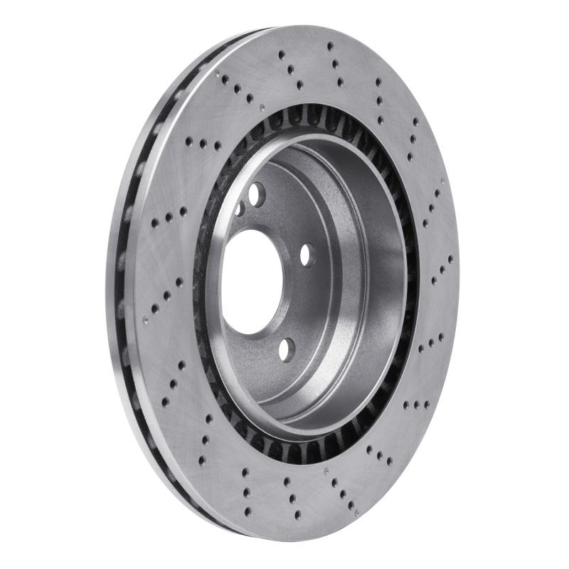 Mercedes-Benz CL550 Brake Rotor (1) - Rear - DFC - Drilled - `10-`14