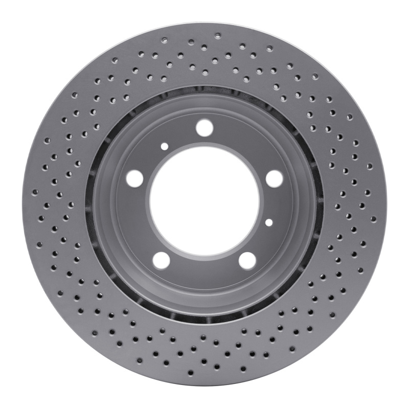Porsche 718 Cayman Brake Rotor (1) - Rear - DFC - GeoSPEC Coated Drilled - `05-`23