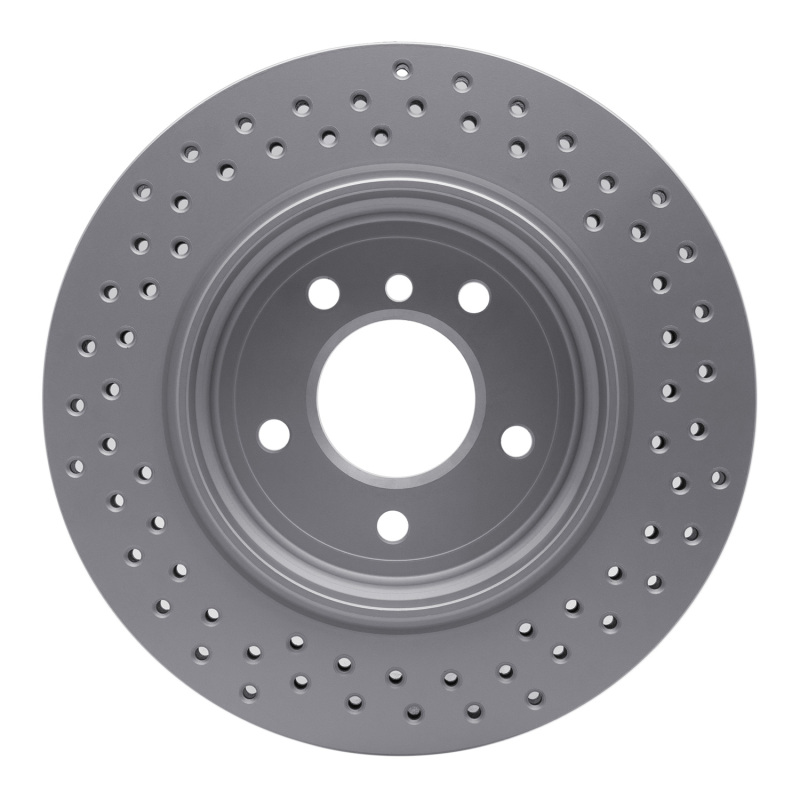BMW 330Ci Brake Rotor (1) - Rear - DFC - GeoSPEC Coated - Drilled - `01-`06