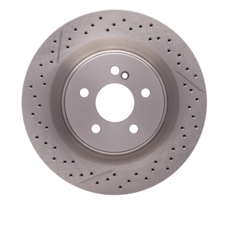 Mercedes-Benz C63 AMG Brake Rotor (1) - Rear - DFC - Drilled & Slotted - `08-`15