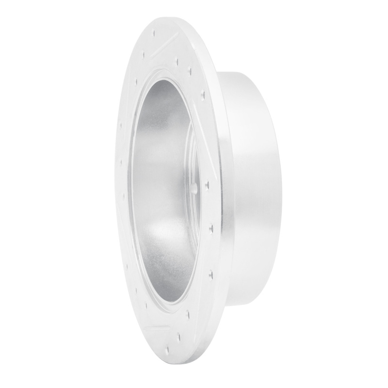 Hyundai XG350 Brake Rotor (1) - Rear Right - DFC - Drilled & Slotted - Silver - `01-`10