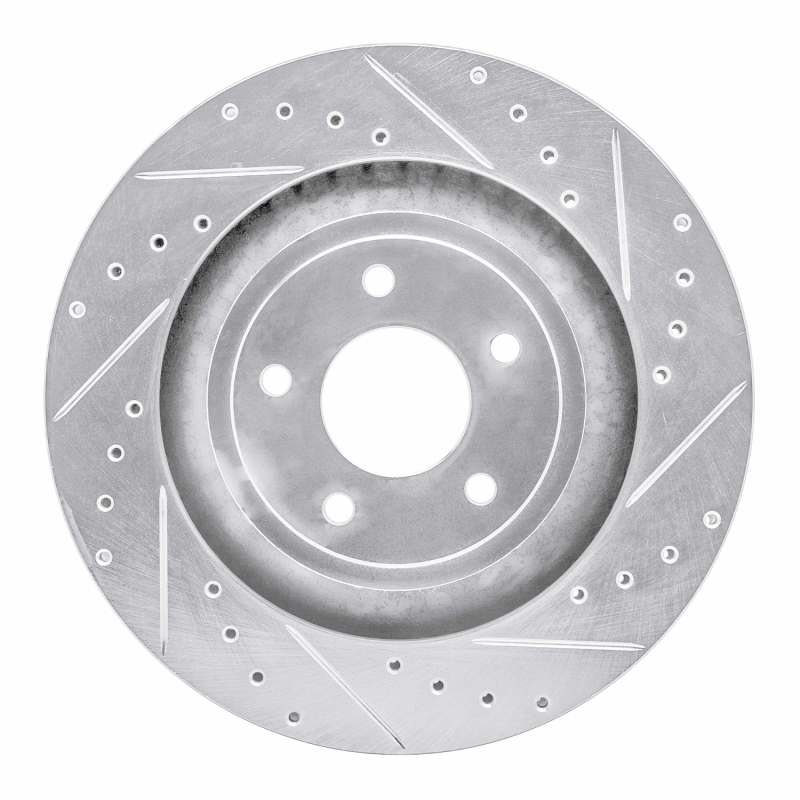 Chrysler 200 Brake Rotor (1) - Front Right - DFC - Drilled & Slotted - Silver - `08-`14