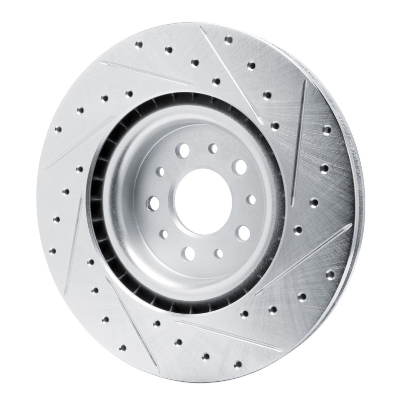 Ram ProMaster City Brake Rotor (1) - Front Left - DFC - Drilled & Slotted - Silver - `15-`22