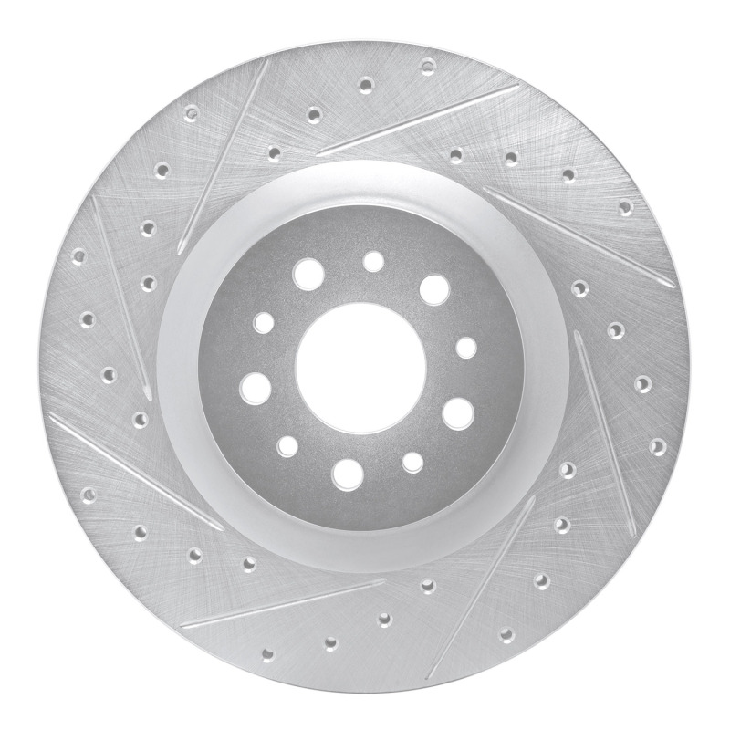 Ram ProMaster City Brake Rotor (1) - Front Left - DFC - Drilled & Slotted - Silver - `15-`22