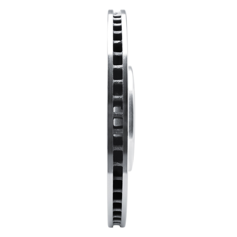 Ford Police Interceptor Utility Brake Rotor (1) - Rear Right - DFC - Drilled & Slotted - Silver - `20-`25