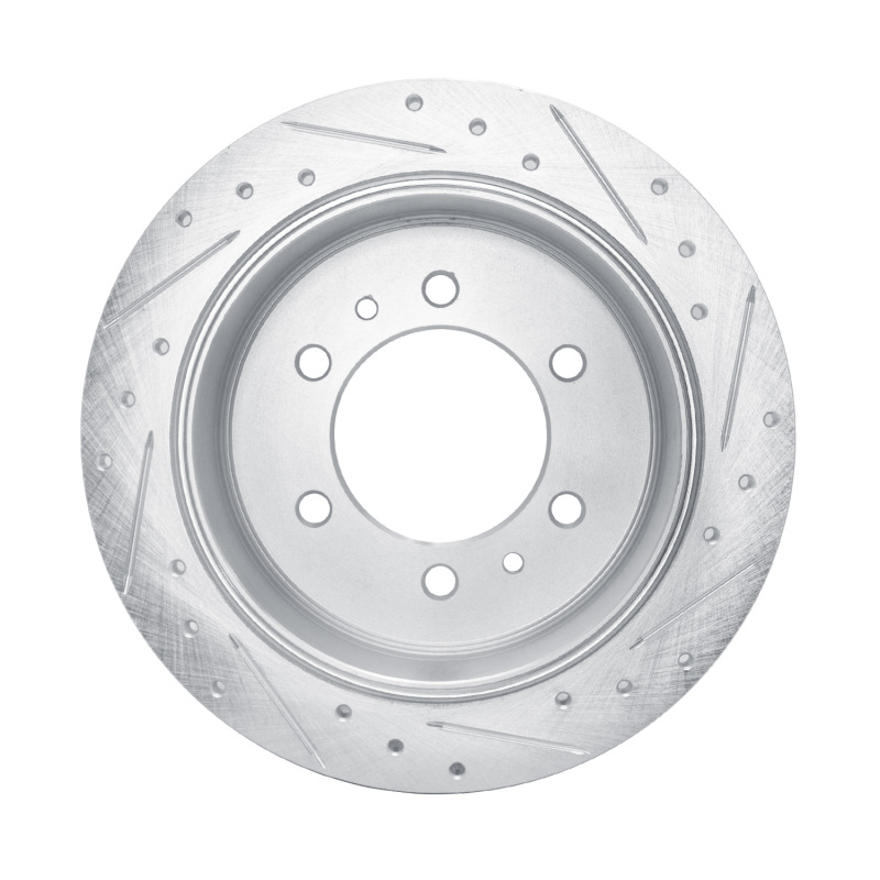 Mercedes-Benz Sprinter 1500 Brake Rotor (1) - Rear Left - DFC - Drilled & Slotted - Silver - `19-`25