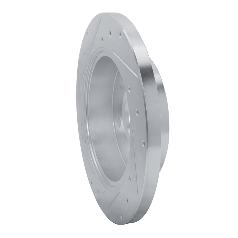 Mercedes-Benz Sprinter 2500 Brake Rotor (1) - Rear Right - DFC - Drilled & Slotted - Silver - `19-`25