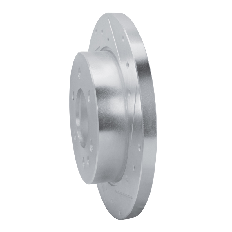 Mercedes-Benz Sprinter 2500 Brake Rotor (1) - Rear Right - DFC - Drilled & Slotted - Silver - `19-`25