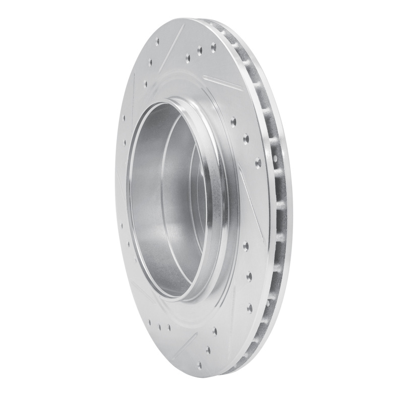 Saab 9-5 Brake Rotor (1) - Rear Right - DFC - Drilled & Slotted - Silver - `02-`10