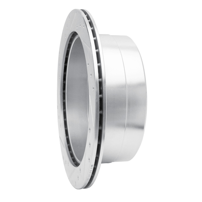 Lexus LX470 Brake Rotor (1) - Rear Right - DFC - Drilled & Slotted - Silver - `98-`07