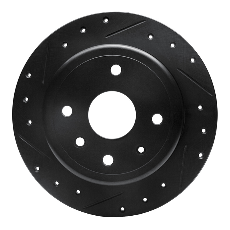 Chevrolet Epica Brake Rotor (1) - Rear Left - DFC - Drilled & Slotted - Black - `04-`10