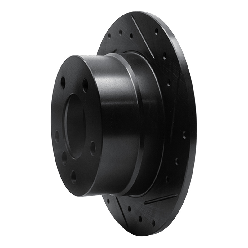 BMW Z3 Brake Rotor (1) - Rear Right - DFC - Drilled & Slotted - Black - `96-`02